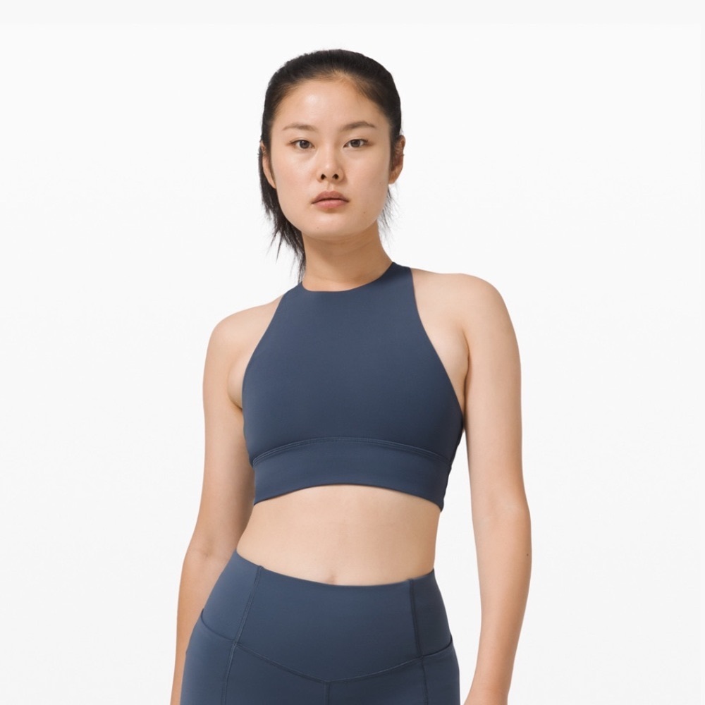 Lululemon high neck long line energy bra size 4